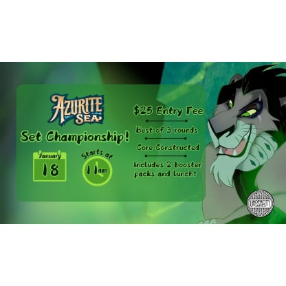 Lorcana - Azurite Sea Set Championship (01/18/2025)