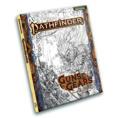 Pathfinder 2E: Guns & Gears (Remastered) - Sketch Cover