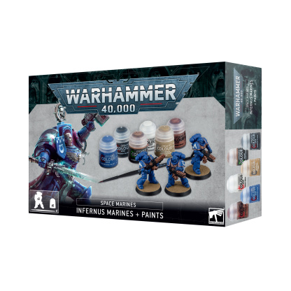 Warhammer 40K: Infer S/M + Paints Eng/Spa/Port/Latv/Rom